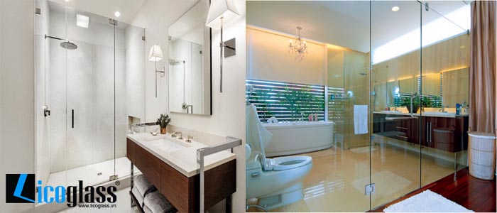 Tạo không gian ấm áp hơn với vách tắm kính Tạo không gian ấm áp hơn với vách tắm kính
