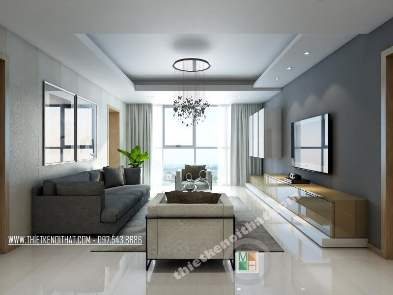 Thiết kế chung cư Thăng Long Number One đẹp với sự tối giản và đồng bộ từ ánh sáng đến màu sắc và vật dụng được gia chủ yêu thích và hướng đến. Mẫu nội thất chung cư