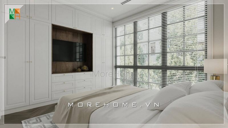 Top các mẫu tủ quần áo đẹp được hoàn thiện bởi KTS hàng đầu Morehome
