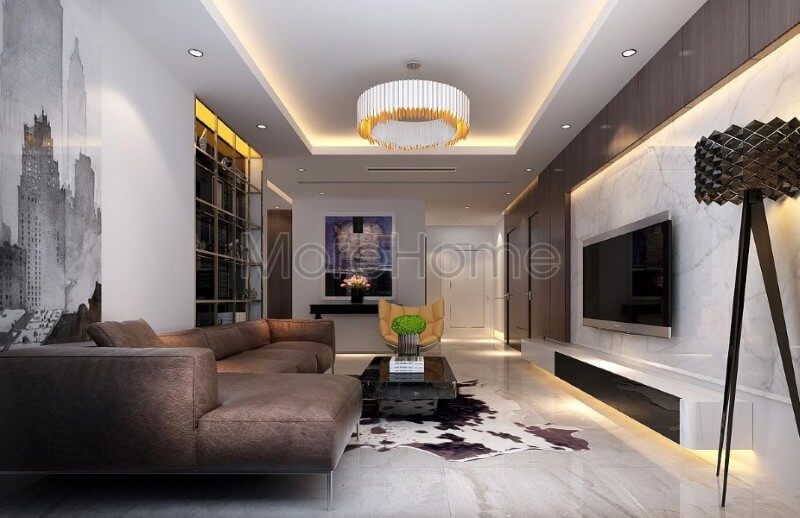 Việc thiết kế nội thất cho phòng khách chung cư hiện đại là một công việc không dễ dàng.